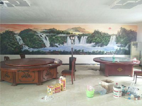 乐平墙绘-写实风景