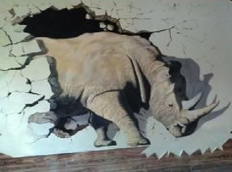 乐平在墙绘中，如何绘制3D效果？