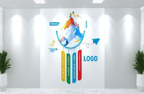 乐平公司企业形象墙的工艺材料有哪些？